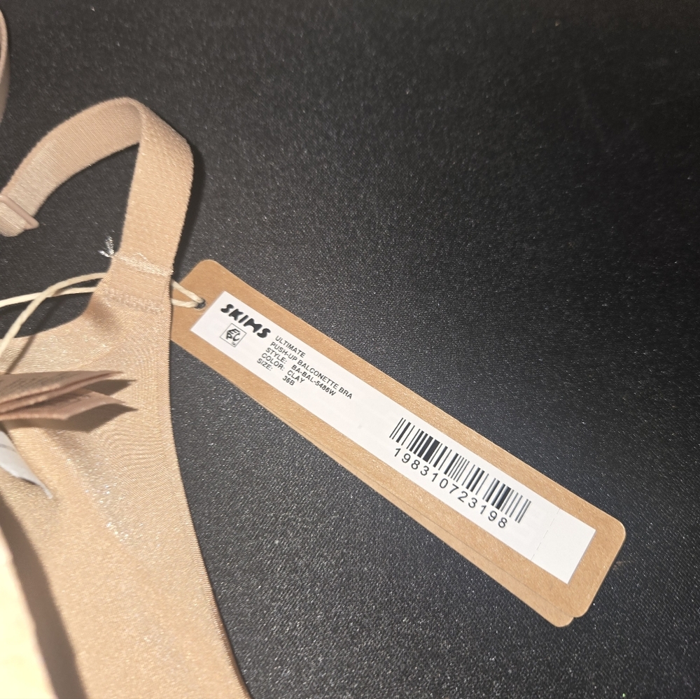 NWT SKIMS Balconette PUSHUP Bra  36B CLAY - Picture 4 of 7